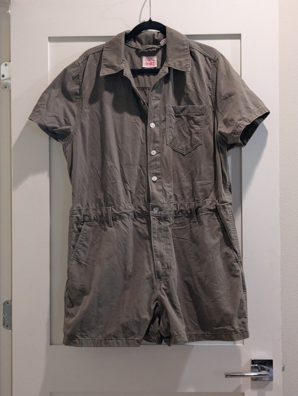 Levi’s Olive Green / Army Green Utility Romper XXL 100% Cotton